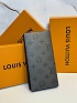 Кожаный бумажник Louis Vuitton Brazza premium 10x19x2 см