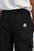 Мужские штаны чёрного цвета Moncler side pocket