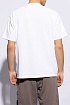 Мужская футболка Stone Island белого цвета