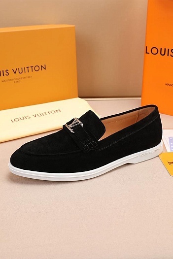 Мужские замшевые лоферы Louis Vuitton Estate   