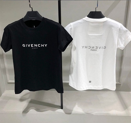Женская футболка Givenchy reversal logo-print - Black