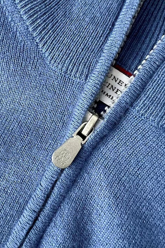 Кашемировый свитер Brunello Cucinelli Premium - Lake Blue