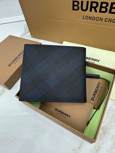 Кожаный кошелёк Burberry Premium 11x10 см   