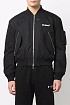 Бомбер чёрного цвета Off-White Diag-print