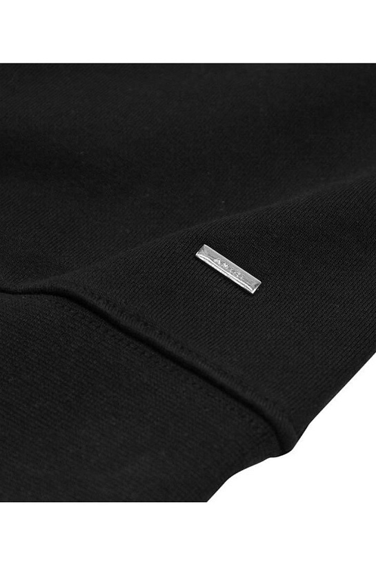 Мужской чёрный свитшот Amiri script embroidery