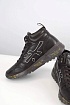 Кожаные кроссовки с мехом Premiata high-top - Brown