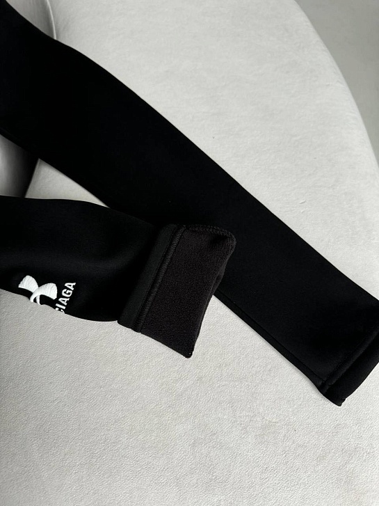 Женские чёрные леггинсы Balenciaga