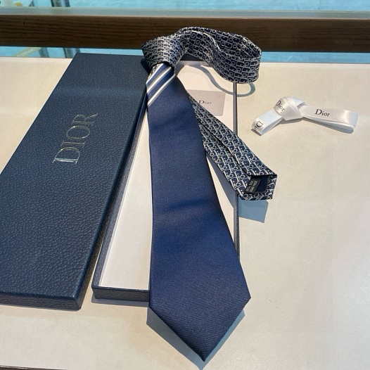 Галстук Dior Oblique premium - Navy   