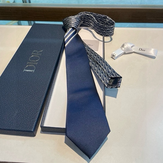 Галстук Dior Oblique premium - Navy