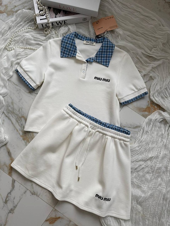 Женский костюм MIU MIU Premium - White