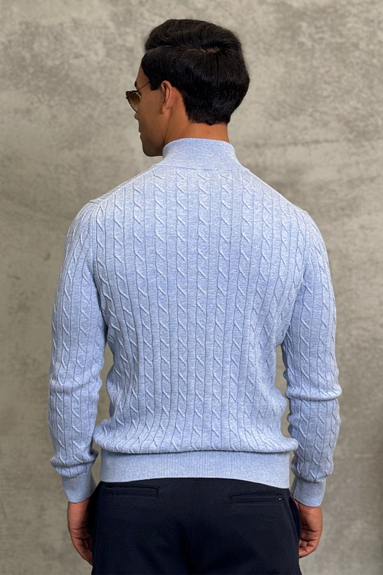 Мужской джемпер Polo Ralph Lauren cable-knit - Blue