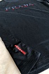 Тёмно-синяя мужская футболка Prada embroidered logo