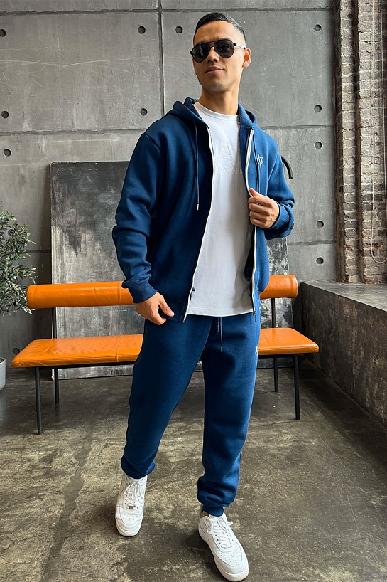 Утеплённые штаны на флисе Armani Exchange - Navy