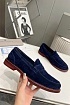Замшевые лоферы Brunello Cucinelli unlined - Navy