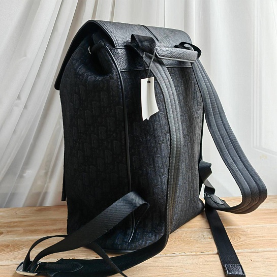Рюкзак  Dior Oblique Jacquard 41x32 см - Black