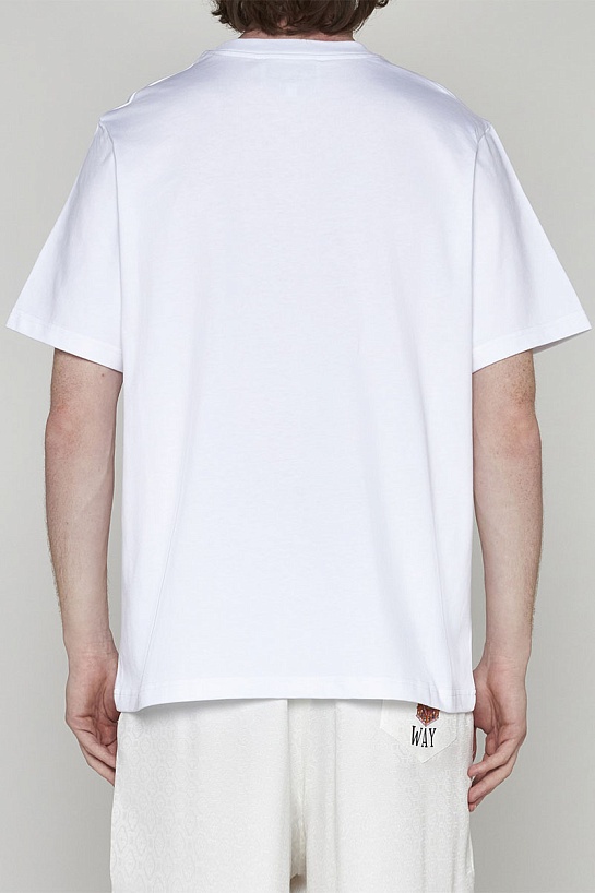 Белая футболка Casablanca Casa Way