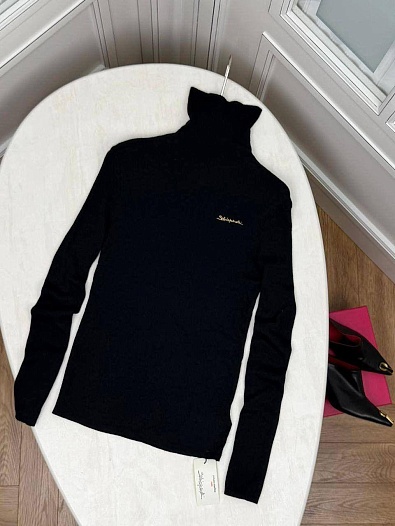 Женская водолазка Schiaparelli premium - Black   