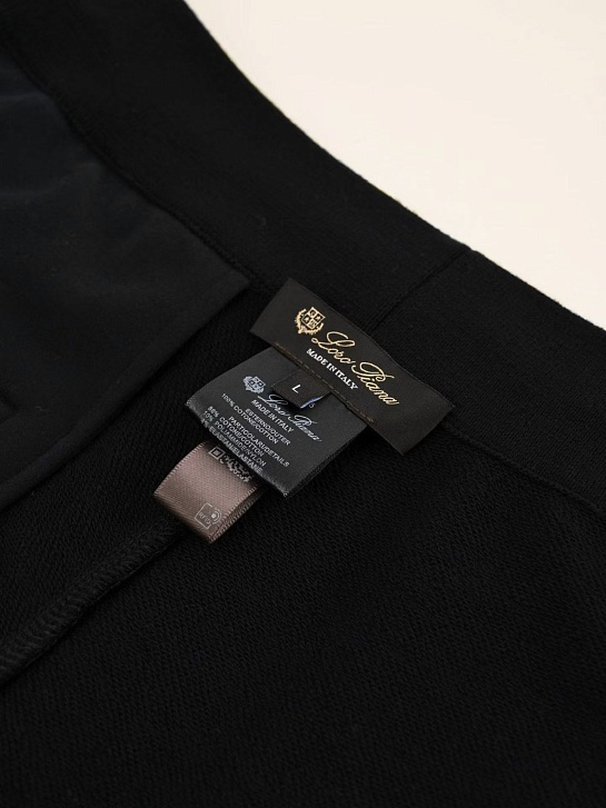 Мужские чёрные шорты Loro Piana premium