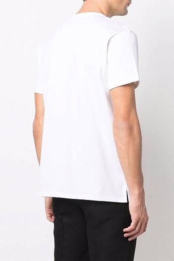 Белая оверсайз футболка Alexander McQueen est.1992   