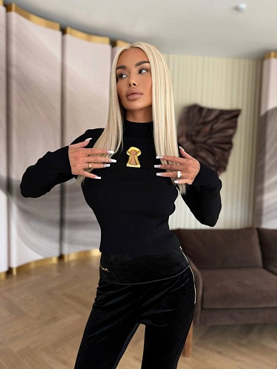 Женский лонгслив Schiaparelli Premium - Black   