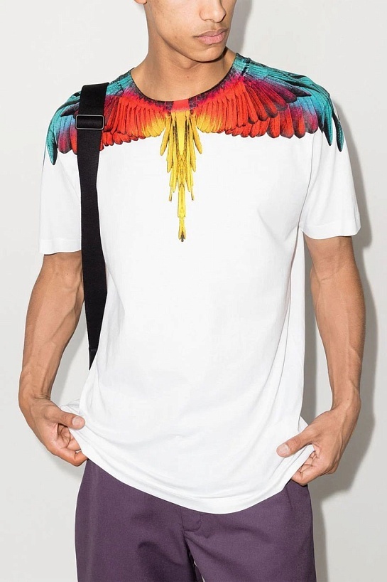 Белая футболка Marcelo Burlon County of Milan Icon Wings