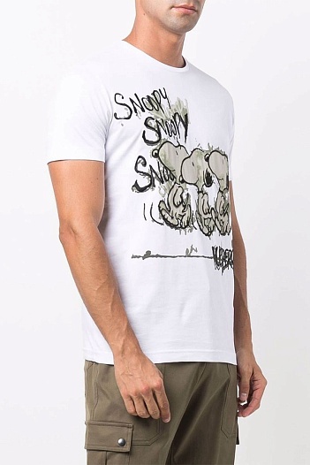 Мужская футболка Iceberg "Snoopy" - White   