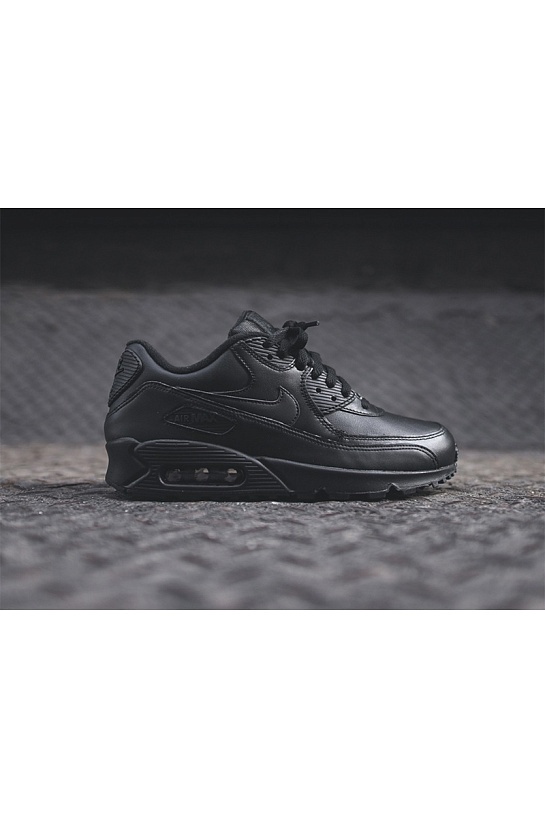 Кроссовки Nike Air Max 90 Leather - Triple Black