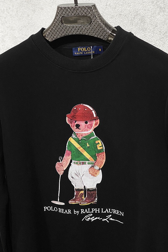 Мужской свитшот Polo Ralph Lauren "Bear" - Black