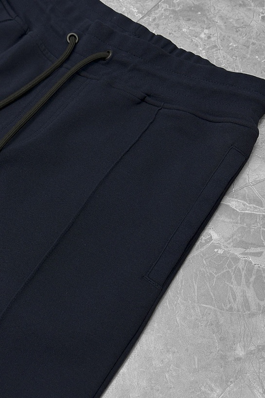 Тёмно-синие спортивные штаны Emporio Armani logo-patch