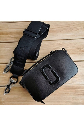 Кожаная сумка Marc Jacobs 25x16 см - Black   
