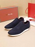 Мужские текстильные кроссовки Loro Piana Lp Flexy Active - Navy