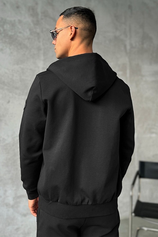 Мужская кофта на молнии Canada Goose чёрного цвета