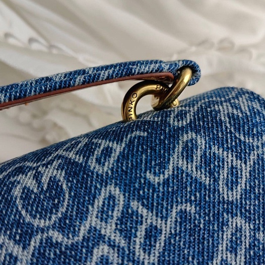 Джинсовая сумка Love Bag 21x12 см   