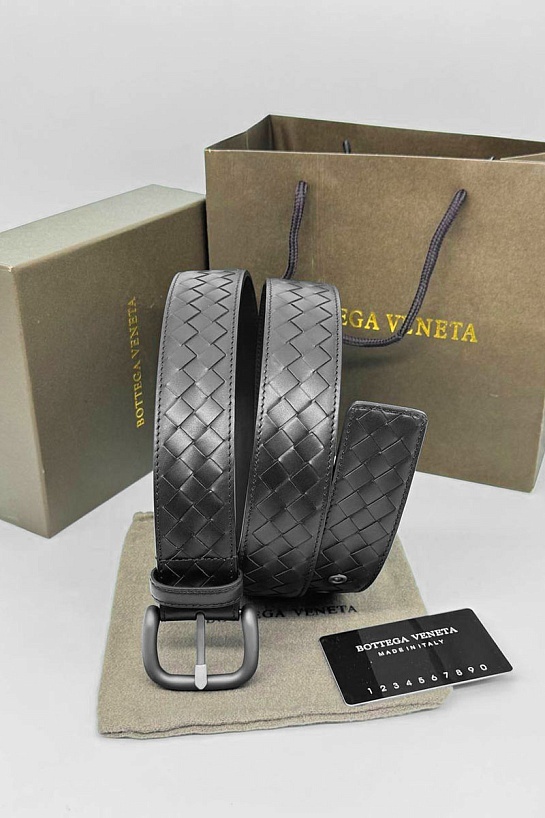 Кожаный ремень Bottega Veneta (ширина 3.8 см, длина 95 / 100 / 105 см)