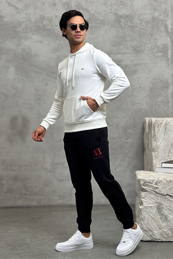 Мужское худи Tommy Hilfiger белого цвета   