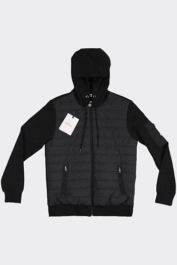Мужская куртка Moncler чёрного цвета   