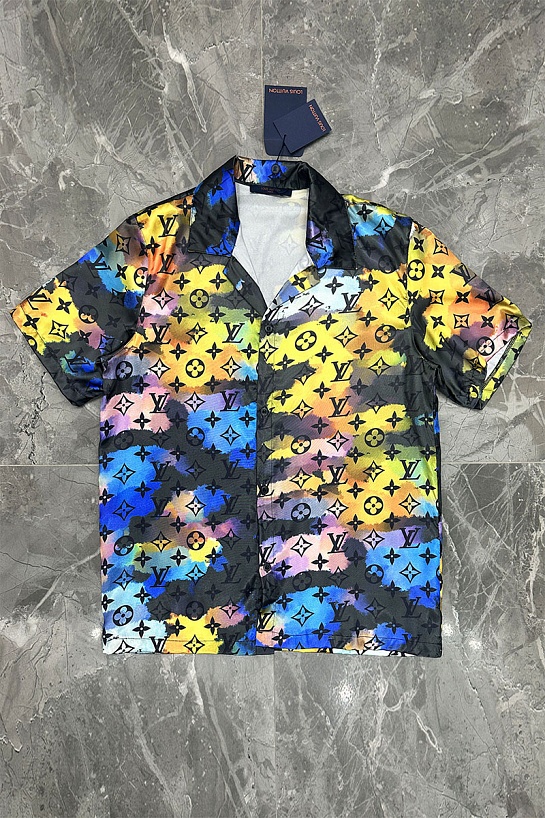 Мужская рубашка Louis Vuitton Monogram Watercolor