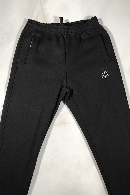 Утеплённые штаны на флисе Armani Exchange - Black