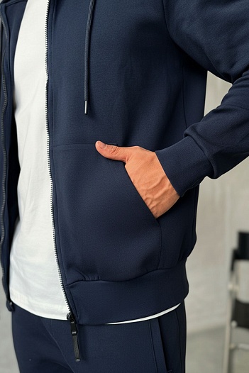 Мужской спортивный костюм Canada Goose тёмно-синего цвета   