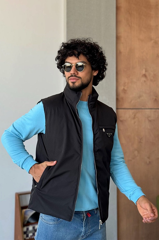 Мужской двусторонний жилет Prada 