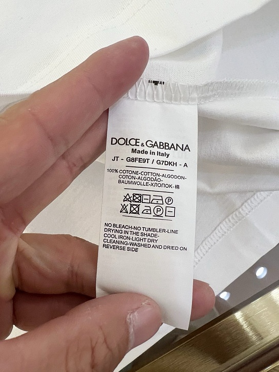 Мужская футболка Dolce & Gabbana Premium - White