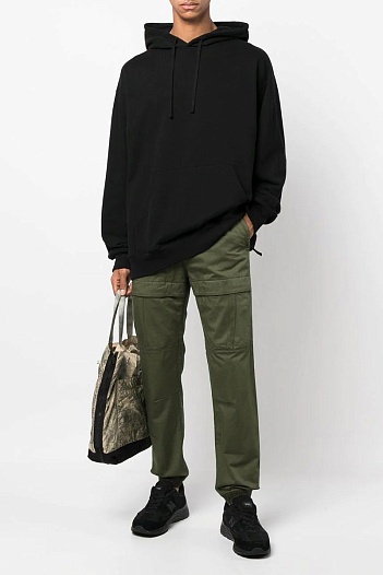 Мужские джоггеры цвета хаки Stone Island compass badge   