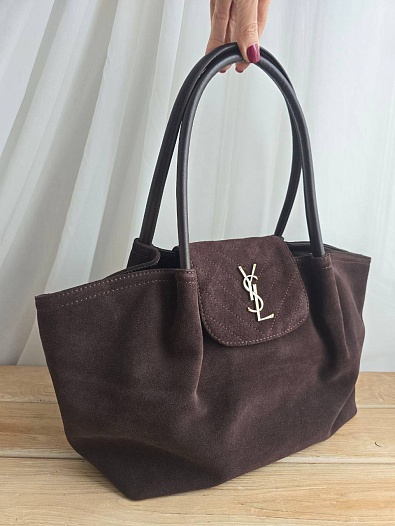 Замшевая сумка Yves Saint Laurent Le 5 a 7 40x22   