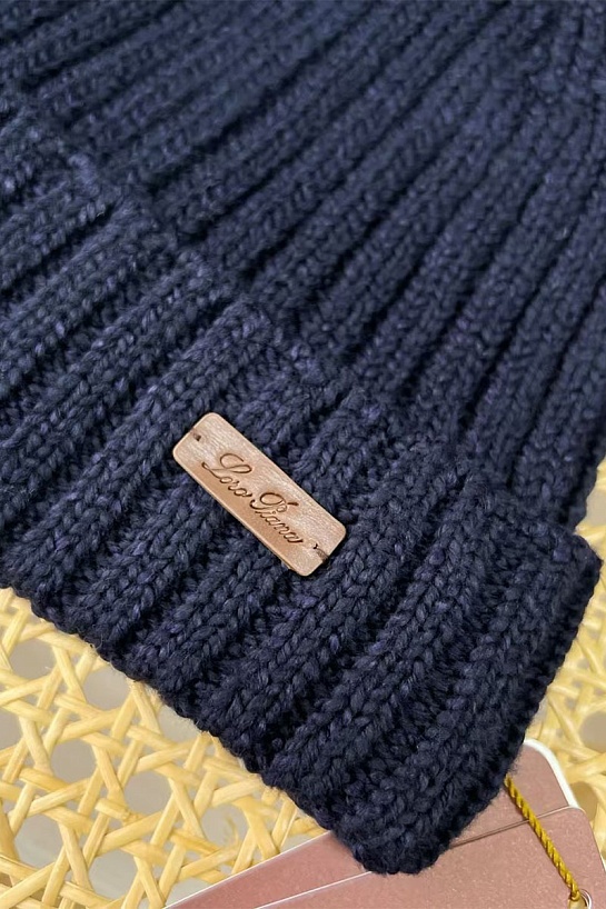 Мужская шапка Loro Piana Niseko Premium - Navy