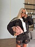 Женские джинсовые шорты  MIU MIU premium