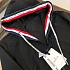 Чёрная ветровка Moncler Carles logo-patch