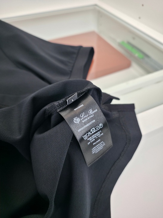 Мужское чёрное поло Brunello Cucinelli premium