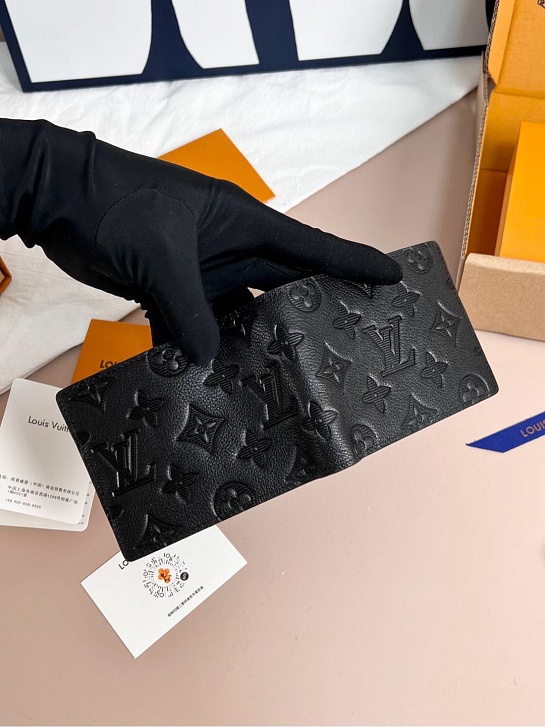 Кожаный кошелёк Louis Vuitton Premium 11x9x2 см