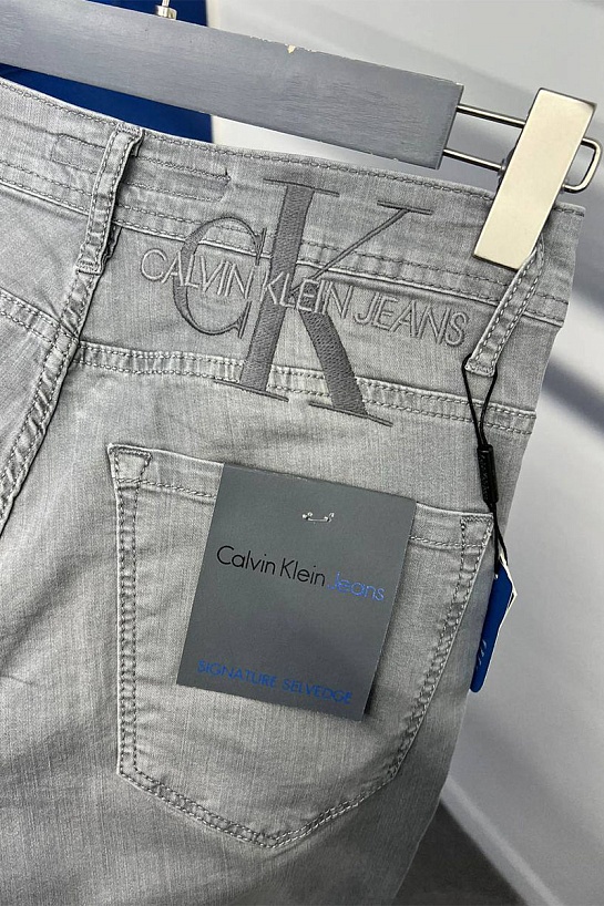 Мужские джинсы Calvin Klein signature selvedge - Grey