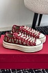 Женские кеды Valentino Toile Iconographe premium - Red